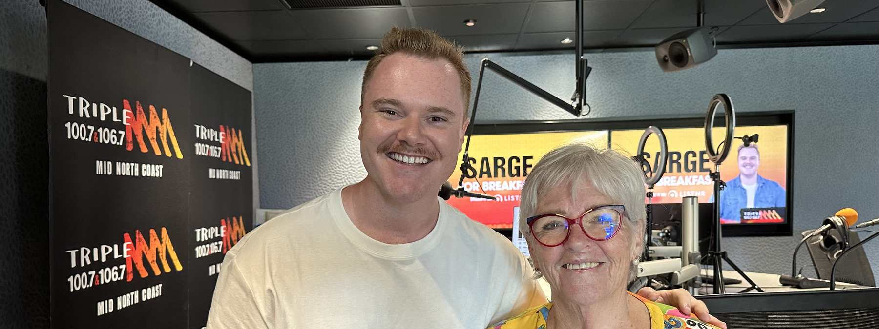 Lifeline Mid Coast in the studio with Triple M Mid North Coast